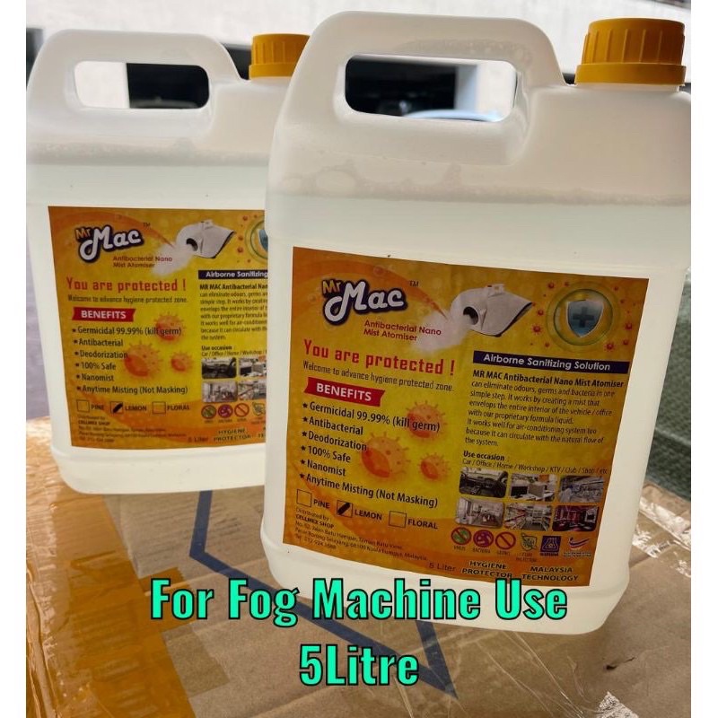 Ready to Use & Concentrated Fogging Disinfectant Liquid Solution SBC