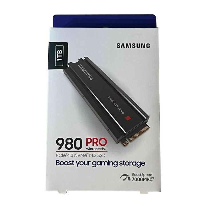 Samsung 980 PRO with Heatsink PCIe 4.0 NVMe SSD 1TB for PC/PS5