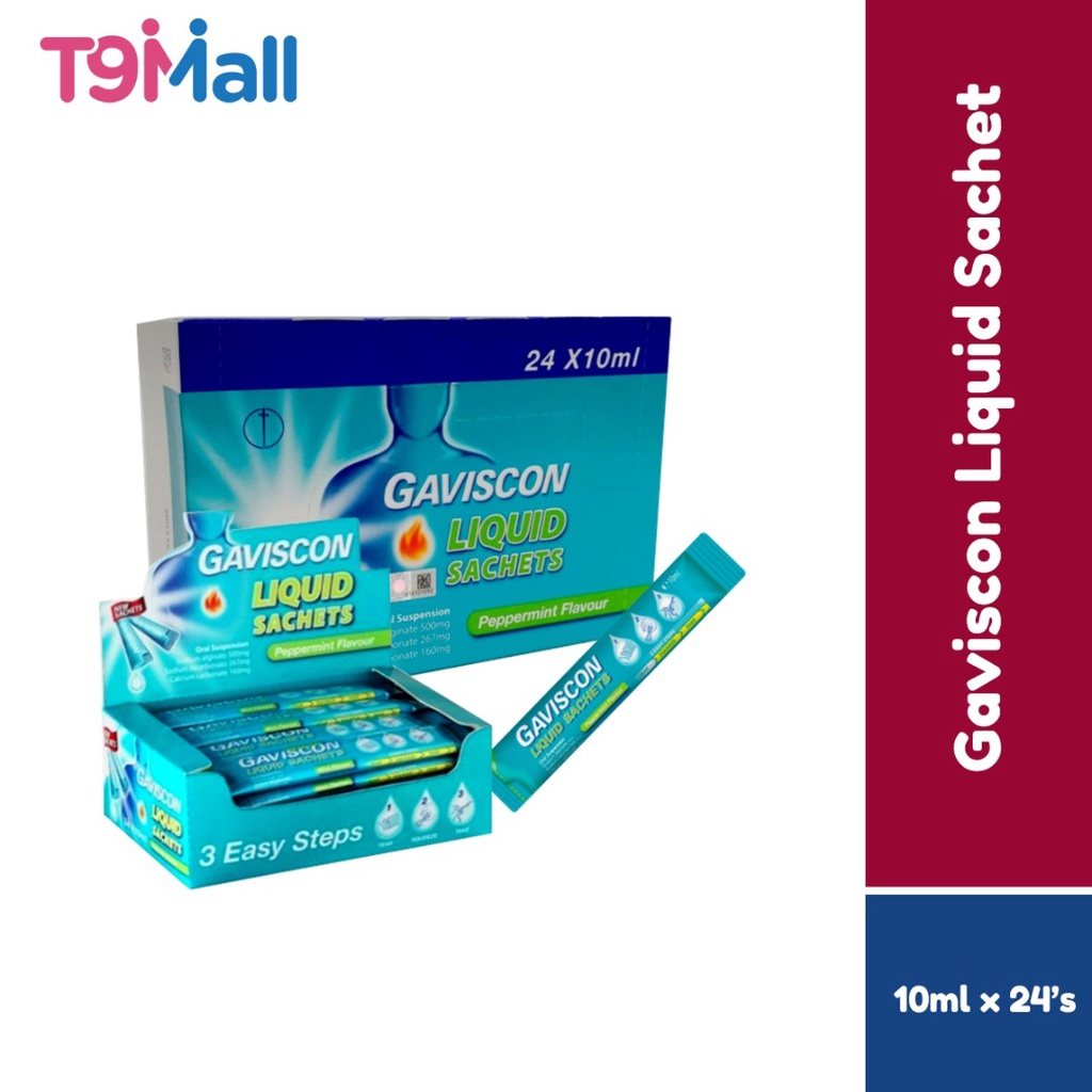 Gaviscon Liquid Sachet (10ml x 24's) Shopee Malaysia