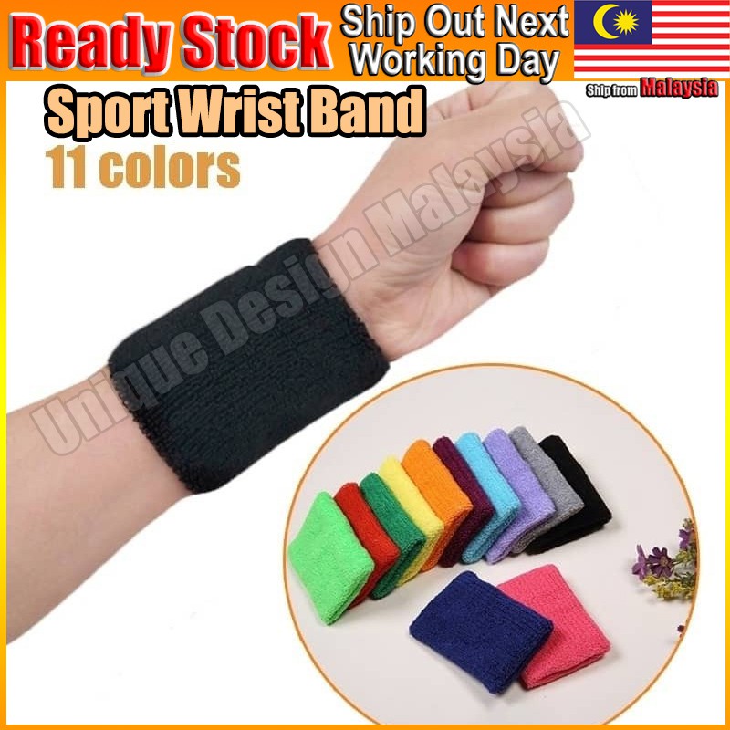 Sport Sweatband Hand Wrist Band Wristband Sweat Support Guards ...