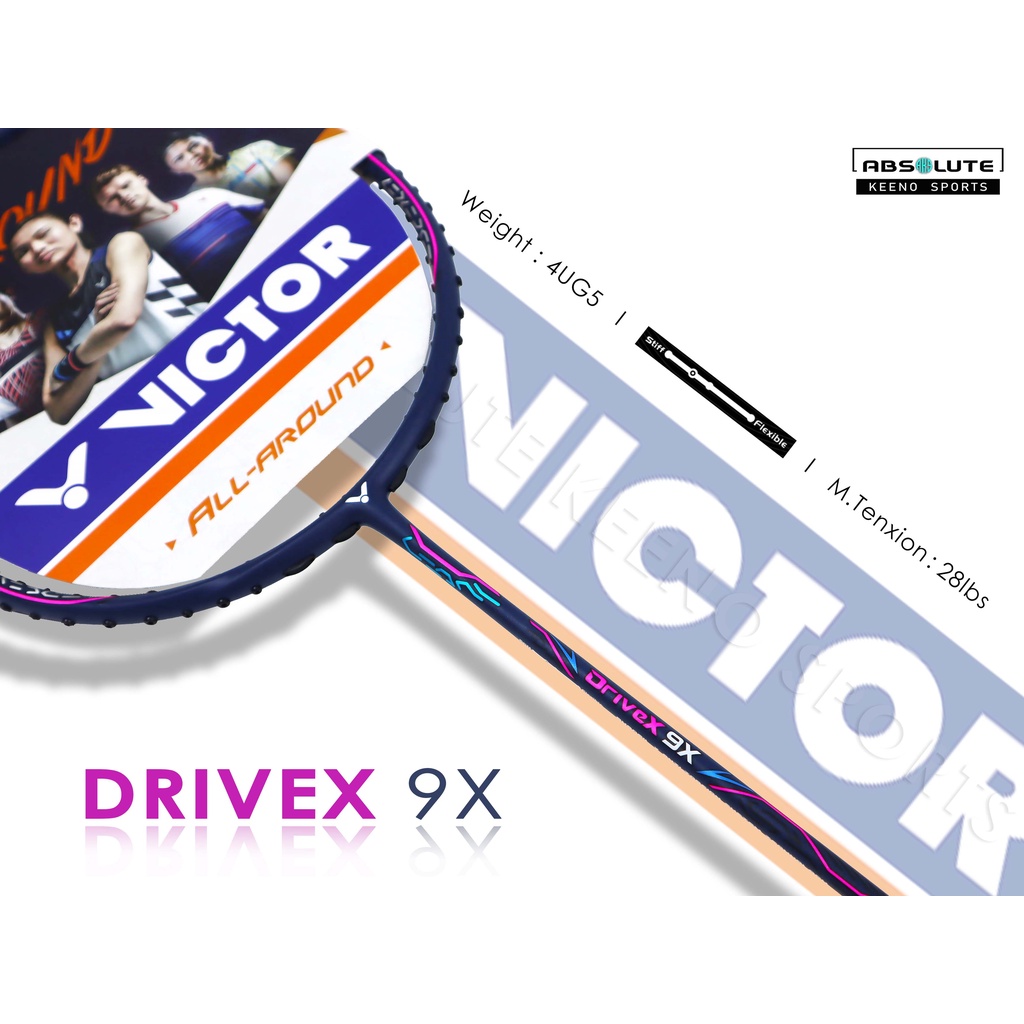 VICTOR Drivex 9X Badminton Racket | Shopee Malaysia