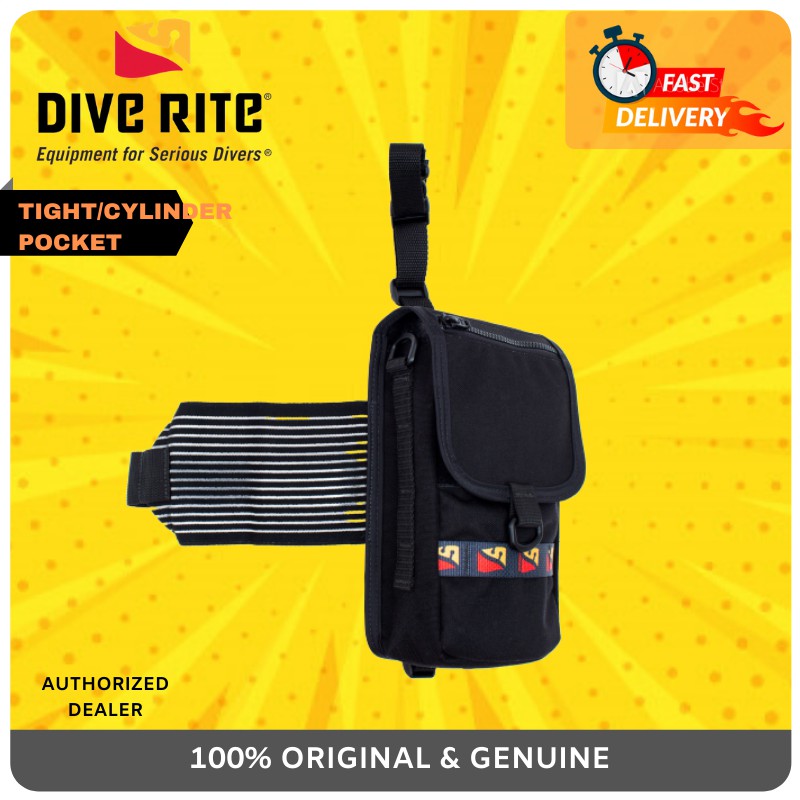 🔥100% ORIGINAL🔥 DIVE RITE Thigh/Cylinder Pocket Large | Shopee Malaysia