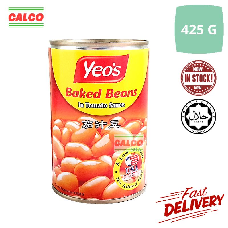 Yeo's Baked Beans Kacang Panggang Canned Food Tin (425g) Shopee Malaysia