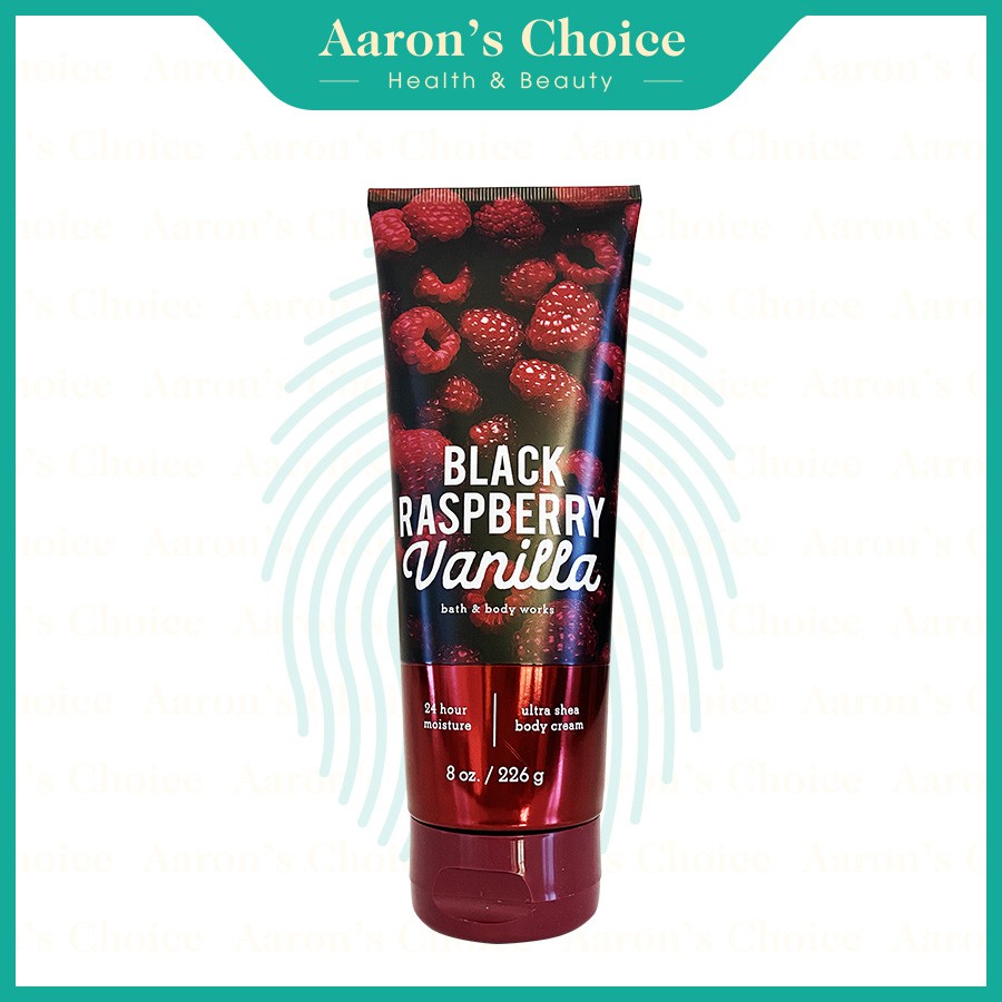 Bath and Body Works Body Lotion - Black Raspberry Vanilla (226g ...