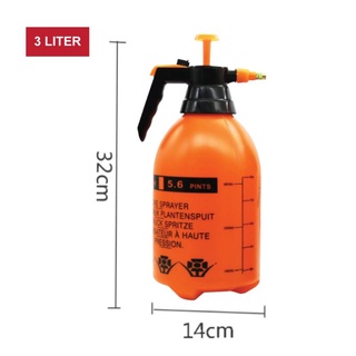 0.8-3L Hand Pressure Sprayer Air Pump Spray Bottle for Gardening Car  Cleaning Disinfection Water Sprayer