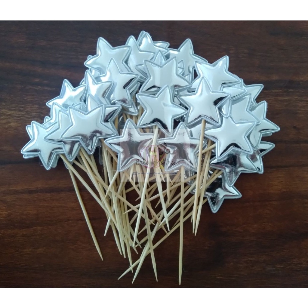 Star Topper 50pcs (Gold | Silver) | Shopee Malaysia