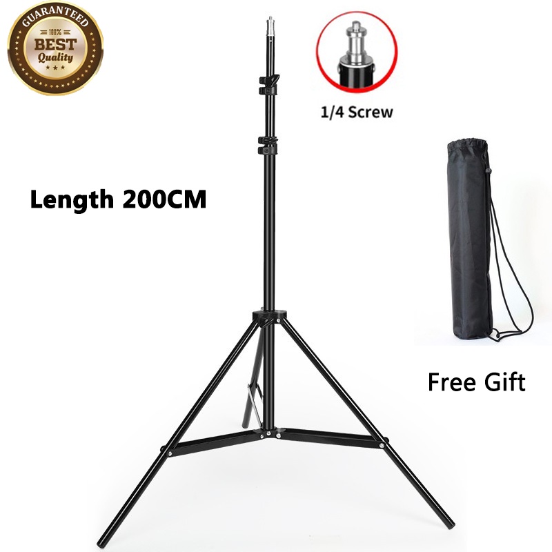 210CM Photography Studio Adjustable Light Stand Photo Tripod With