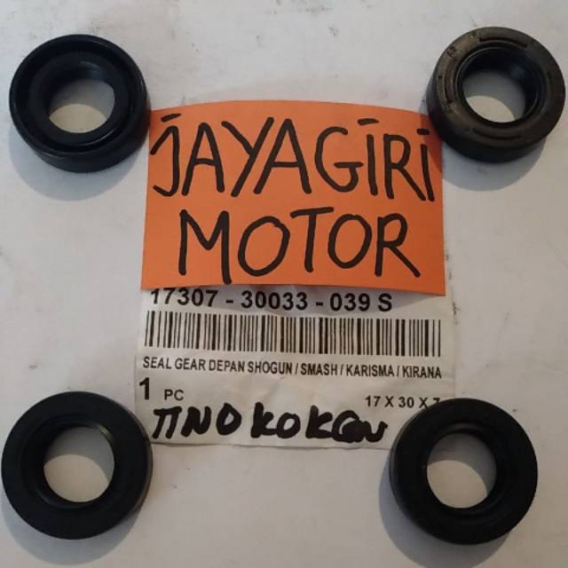 Seal Gear Front 17x30x7 Smash Karisma Shogun Kirana Gearbox Sil Axle