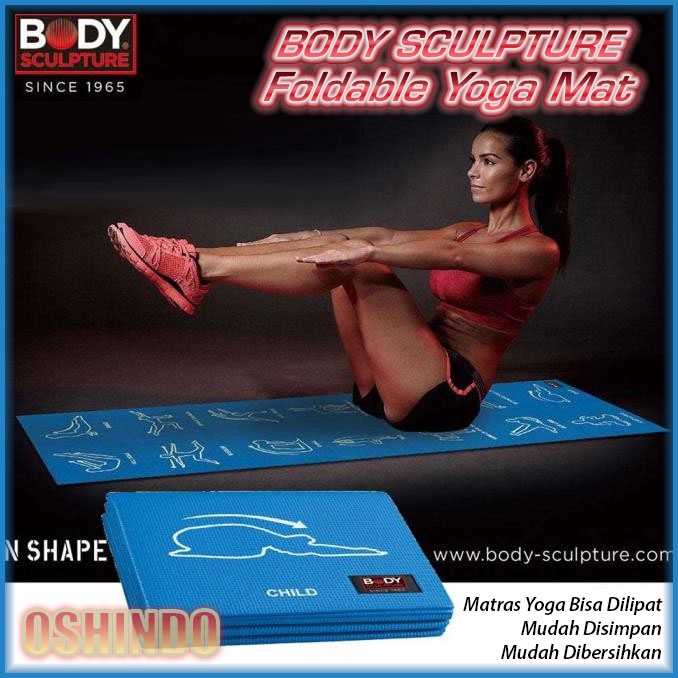 Original Foldable Body Sculpture Sports Yoga Mat Shopee Malaysia