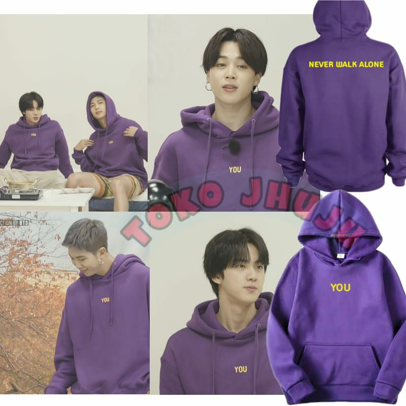 BTS Hoodie: Jimin Seven With You Hoodie Never Walk Alone 