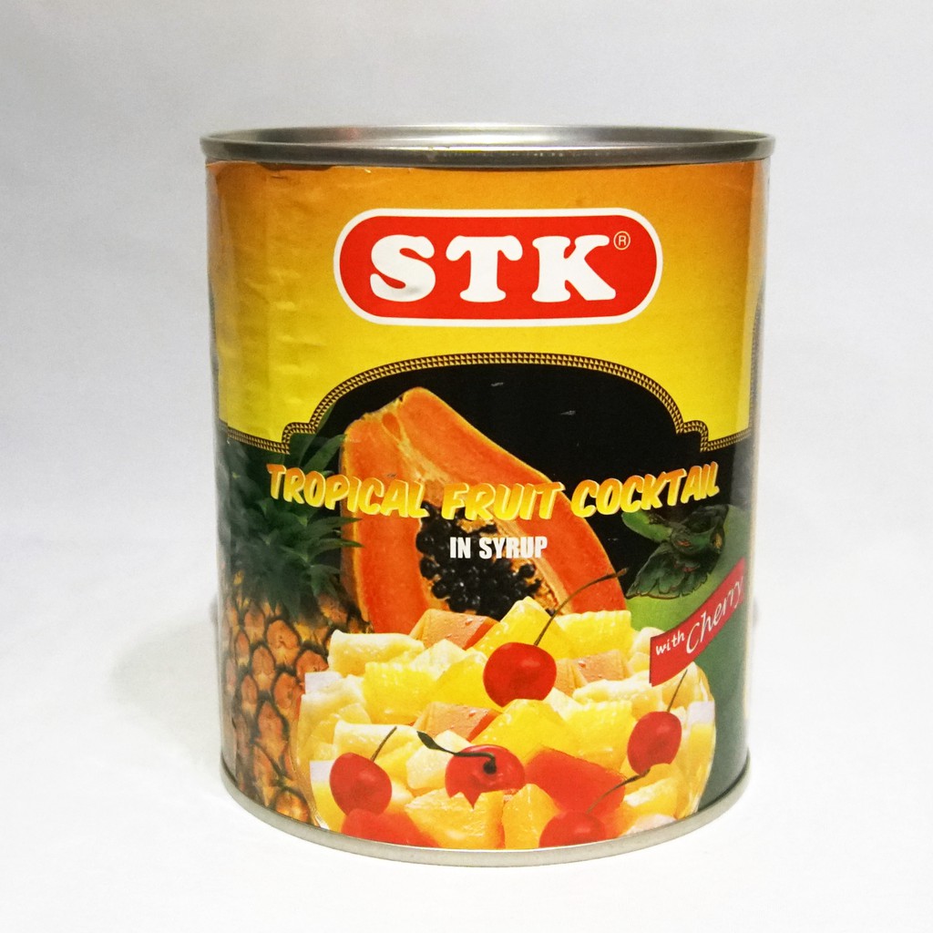 Stk Tropical Fruit Cocktail With Cherry 850g Shopee Malaysia