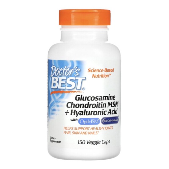 Doctor's Best Glucosamine Chondroitin MSM + Hyaluronic Acid + Biocell Collagen Shopee Malaysia