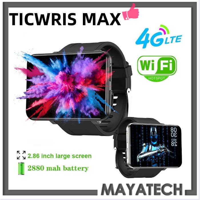 Ticwris max 4g smart watch phone android 7.1 mtk6739 hot sale