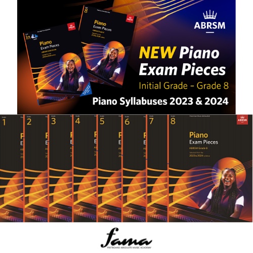 [fama][new] Abrsm Piano Exam Pieces 2023 And 2024 Book Only Grades 1 8 Shopee Malaysia