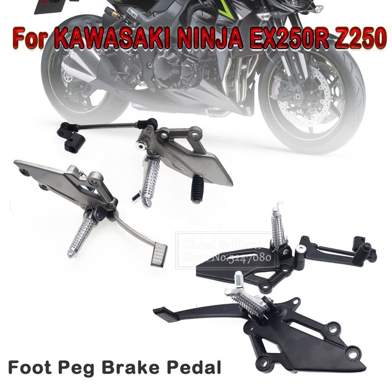 thumbnail image 2 of Rear Passenger Footrest Foot Pegs Bracket For Kawasaki Ninja ZX6R 2009 2 of 13