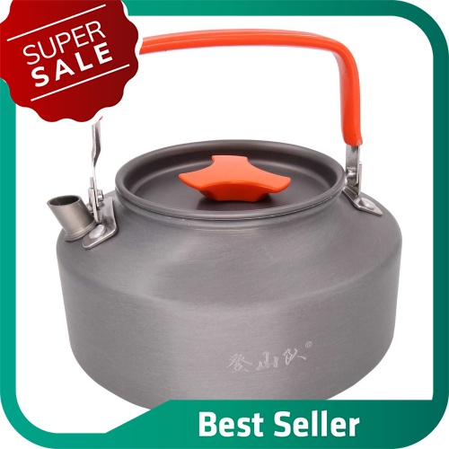 BEST SELLER 1.1L Aluminum Alloy Camping Teapot Outdoor Portable Camping