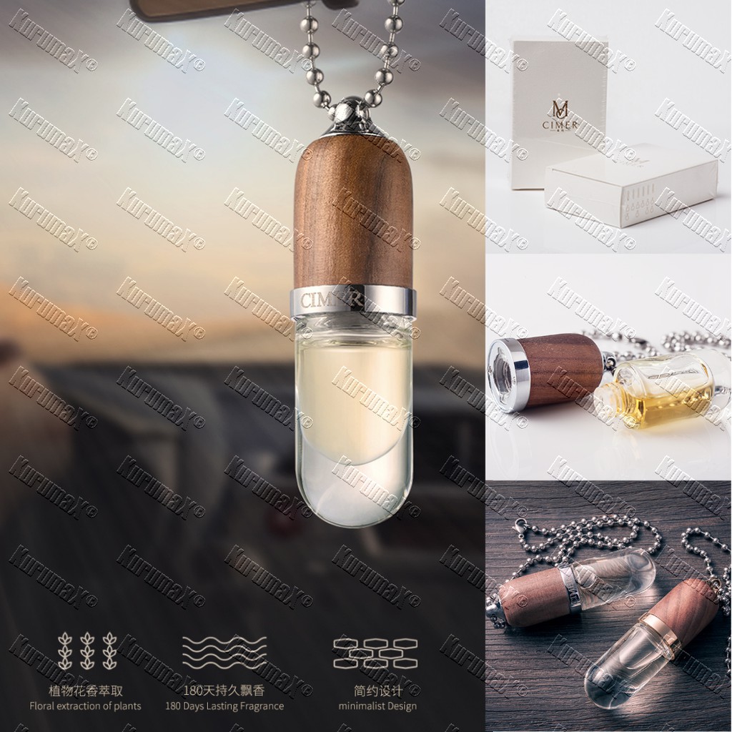 Perfume Pendant CIMER Essential Oil Bath Fragrance Air Freshener Car ...