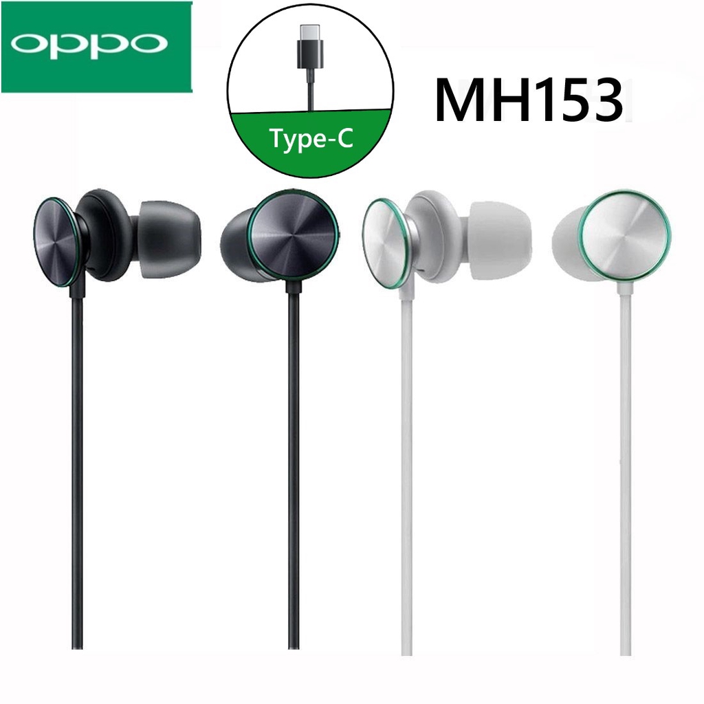 Oppo O fresh MH153 Hi Res Stereo Earphones Type C 3.5mm In ear Hi Res Stereo Wired Music Earphone