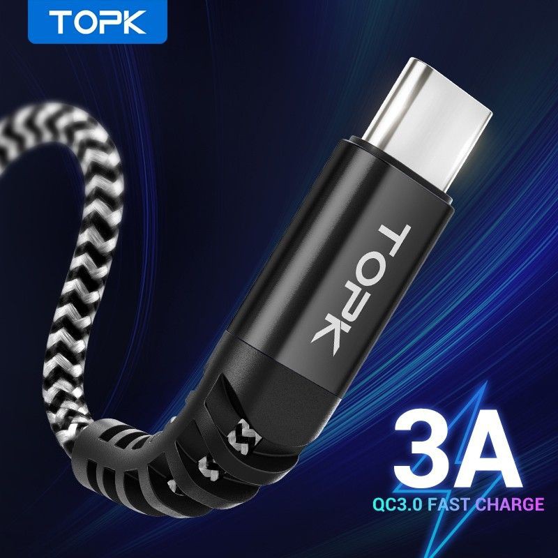 🔥Malaysia Ready Stock🔥TOPK Type C Cable 1Meter | Shopee Malaysia