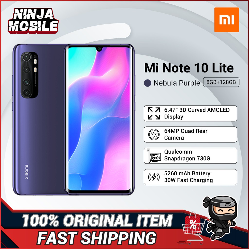 Xiaomi Mi Note 10 Lite 64GB ネビュラパープル Xiaomi Mi Note 10 Lite Full Specifications - PhoneArena