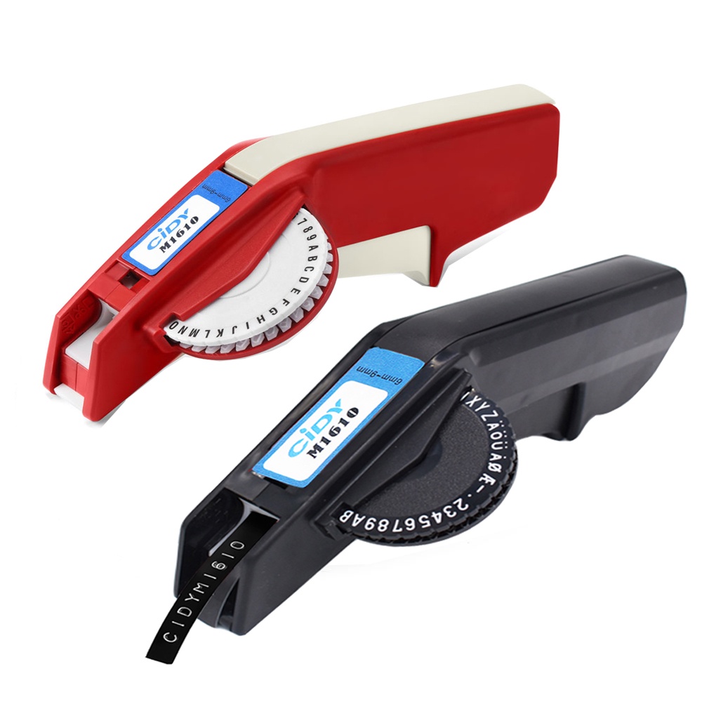 Cidy m1610 manual label maker for 3D Embossing plastic 1610 manual
