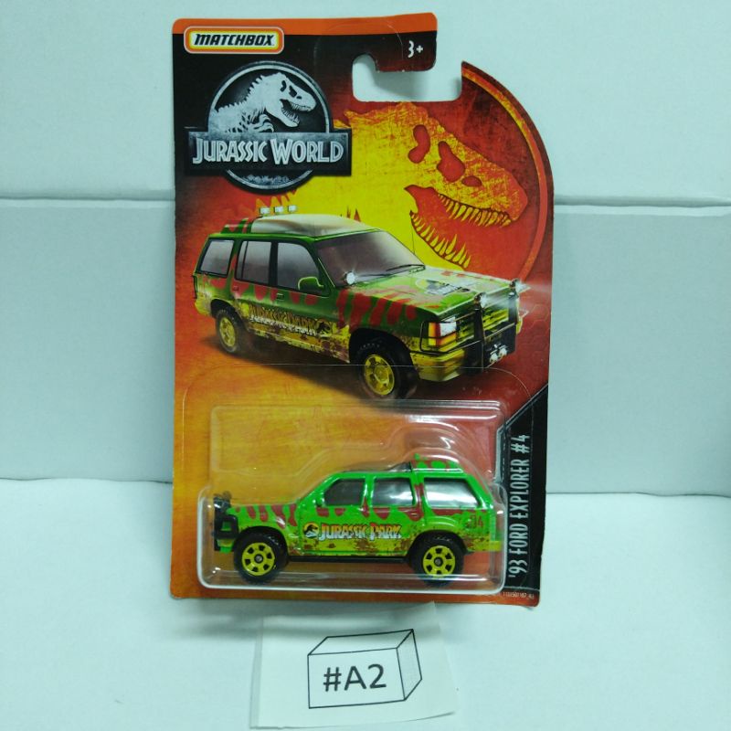 Matchbox Jurassic World 93 Ford Explorer #4 Limited Rare Truck FMW90 ...