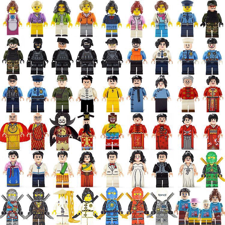 1000 Style Military Building Blocks Dolls Small Toy Small Particles ...