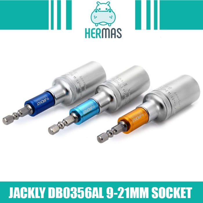 JACKLY DB0356AL 9-21MM SURVIVOR SOCKET WITH QUICK CHUCK END | Shopee ...