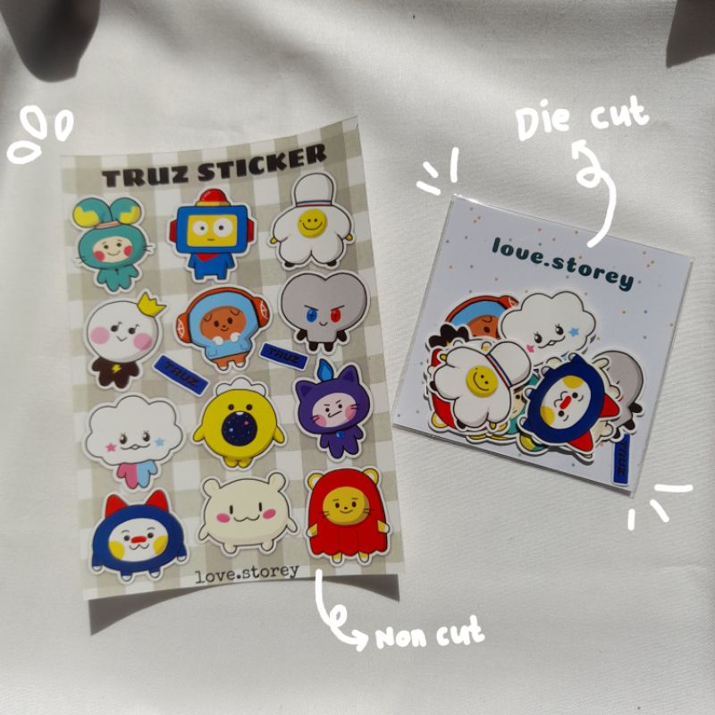 Truz Sticker set | Shopee Malaysia