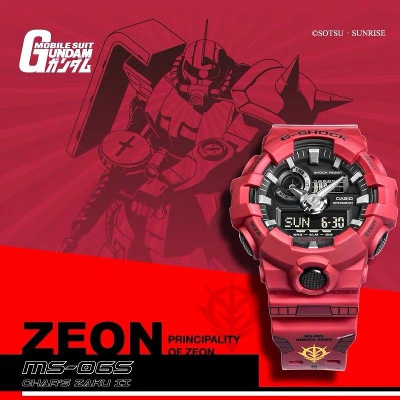 G shock 2025 zaku ii