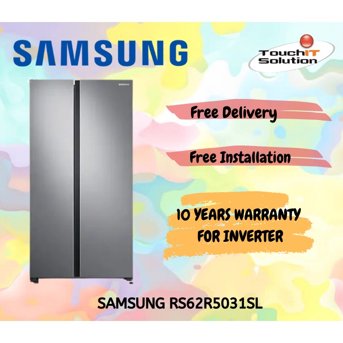 Samsung 680L SideBySide Refrigerator SAMRS62R5031SL Shopee Malaysia