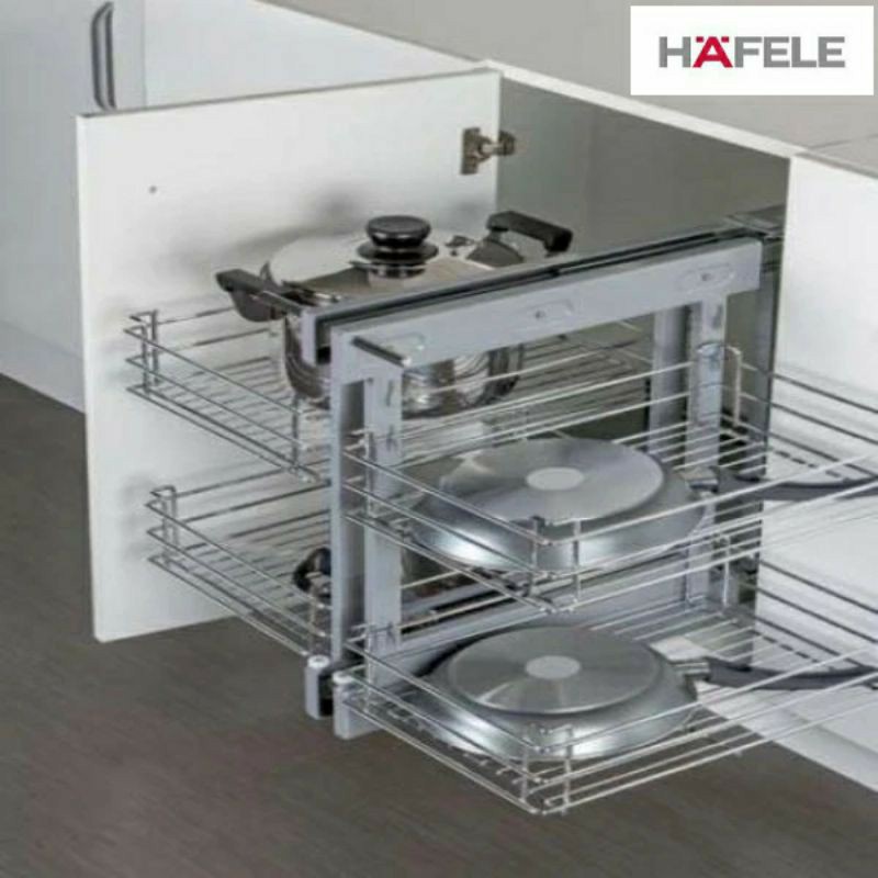 HAFELE Stainless Steel SUS304 Soft Closing Pullout Corner Basket