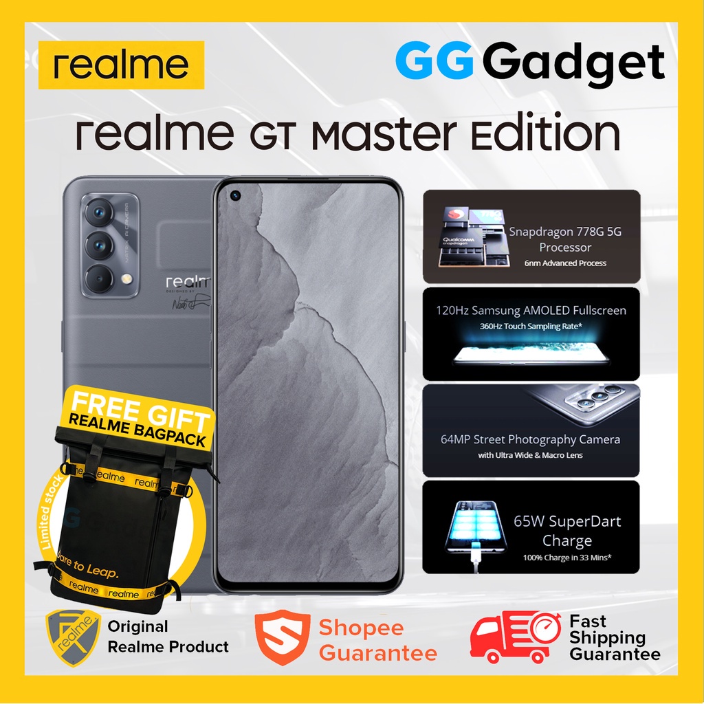 realme GT Master Edition  120Hz Super AMOLED Fullscreen 