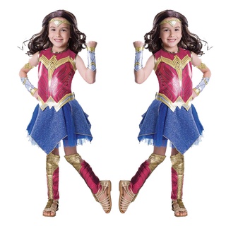 Kids Heroes Wonder Supergirl Costume Cosplay per bambini per il vestito di  carnevale di Halloween - AliExpress