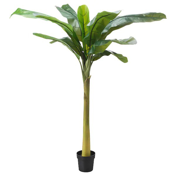 pokok pisang IKEA FEJKA Artificial potted plant, in/outdoor Banana tree ...