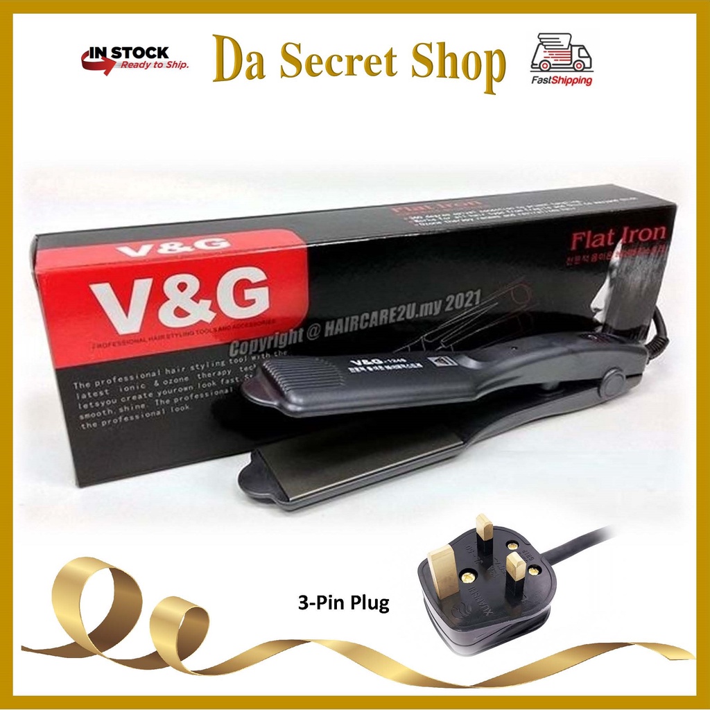 V&g flat iron outlet hair straightener