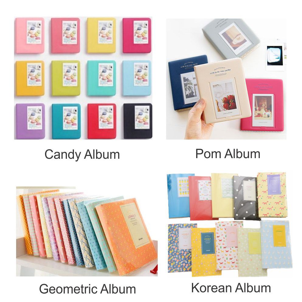 Fujifilm Instax Mini Album 64 Pockets Instant Photo Album for Fujifilm ...