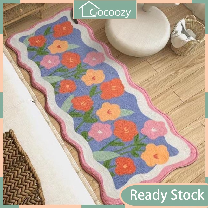 Modern Bedside Carpet Ins Fluffy Floor Mat Thickened Bedroom Decorative