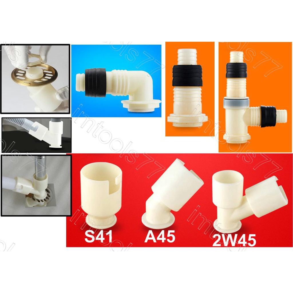 Washing Machine Drain Hose To Floor Grate Adaptor (DCOS) Shopee Malaysia