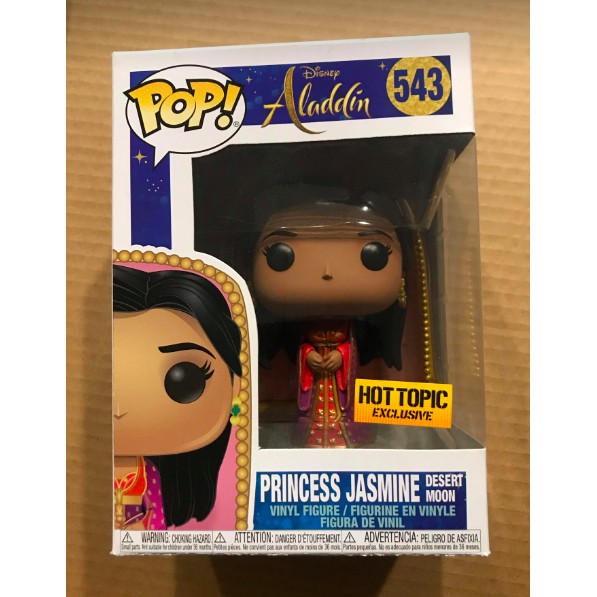 Funko Pop Disney Aladdin Princess Jasmine Desert Moon #543 Hot