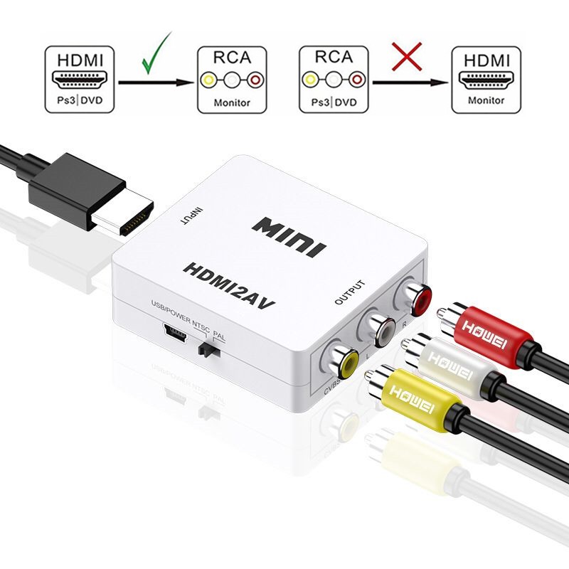 Адаптер / переходник / конвертер HDMI - AV