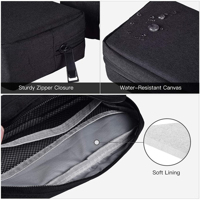 Ainna Laptop Chargers Case Business Travel Electronic Accessories Organizer Gadget Bag Laptop