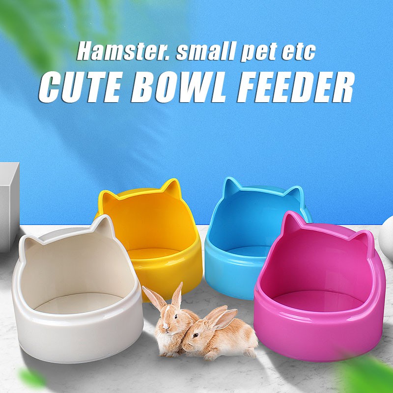 Hamster Rabbit Chinchilla Pet Cute Food Bowl Pallet Feeder Dispenser ... - Hamster Cage Kits With Food Dispenser