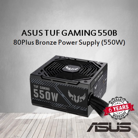 ASUS TUF GAMING 550B / 650B / 750B 80 PLUS Bronze Power Supply Unit ...