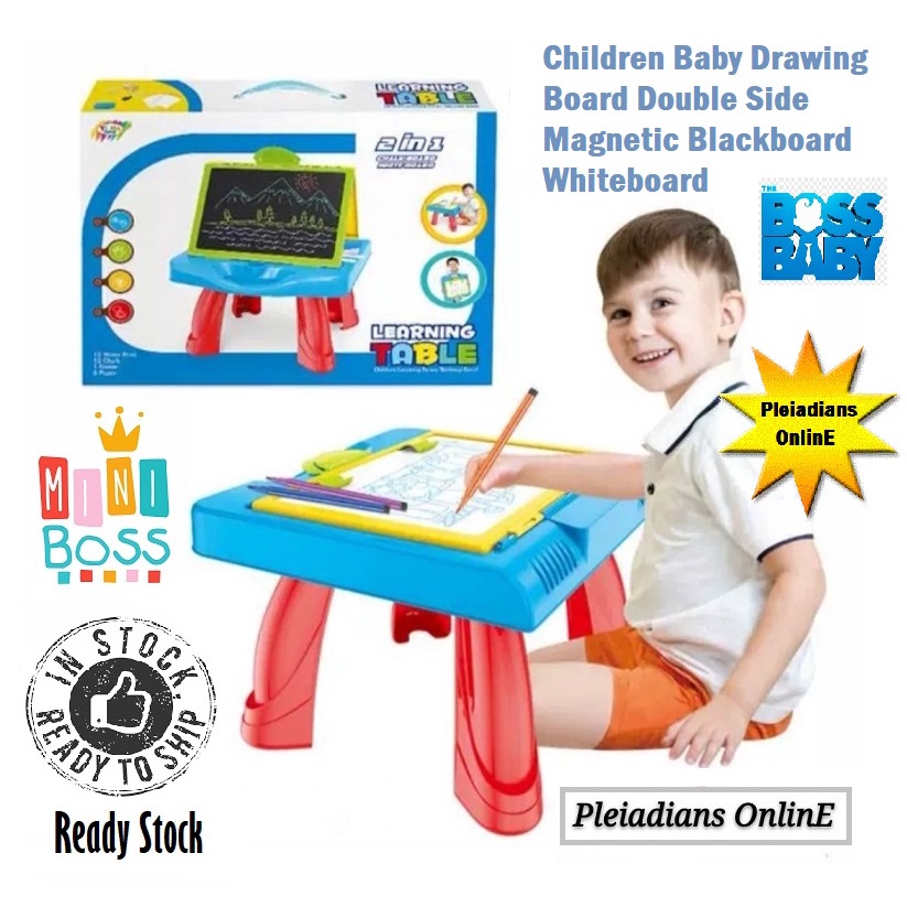 👉 READY STOCK 👉🇲🇾 Children Baby Drawing Board Double DB