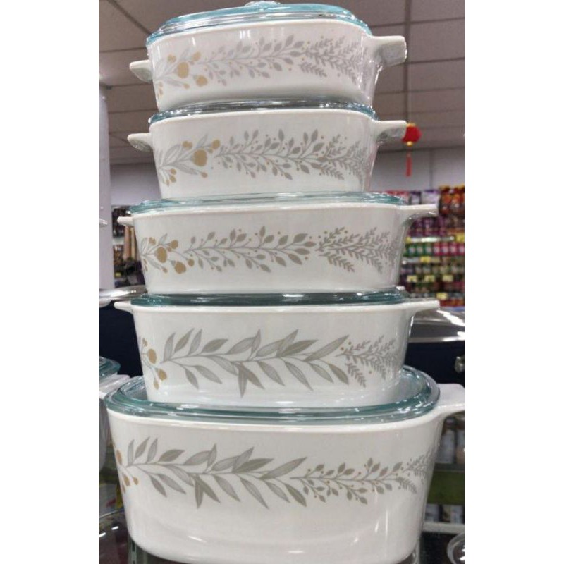 NEW DESIGN CORNINGWARE 10PCS SILVER CROWN READY STOCK | Shopee Malaysia