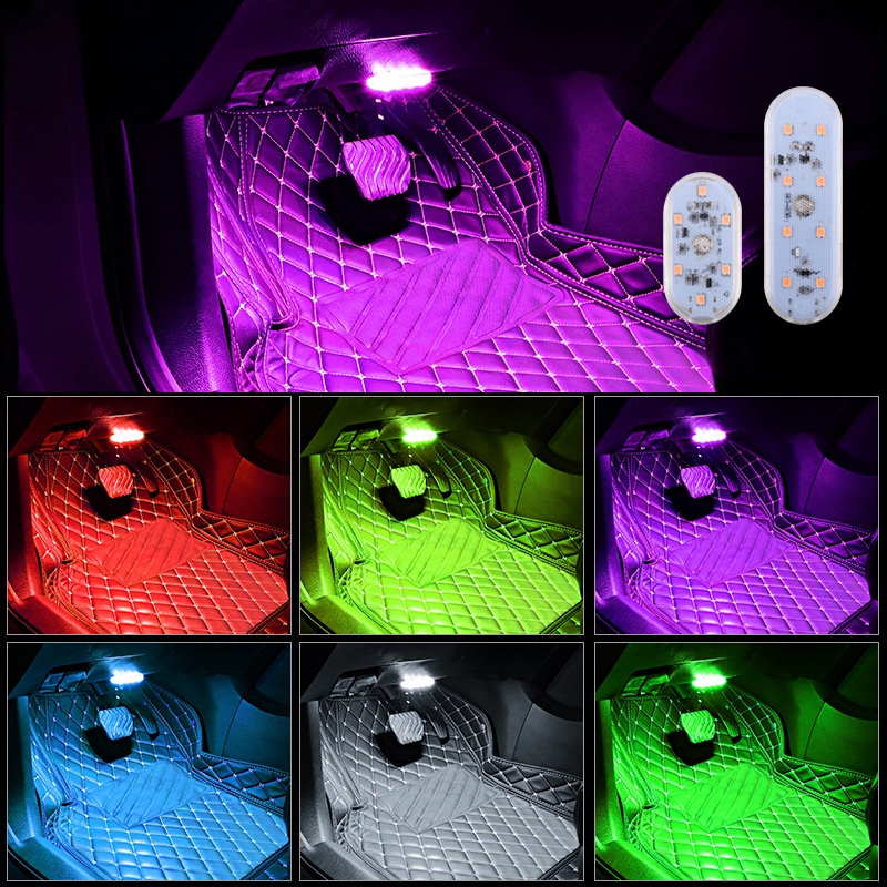 Car Interior Roof Reading Lamp Touch Light Wireless Car Interior Roof