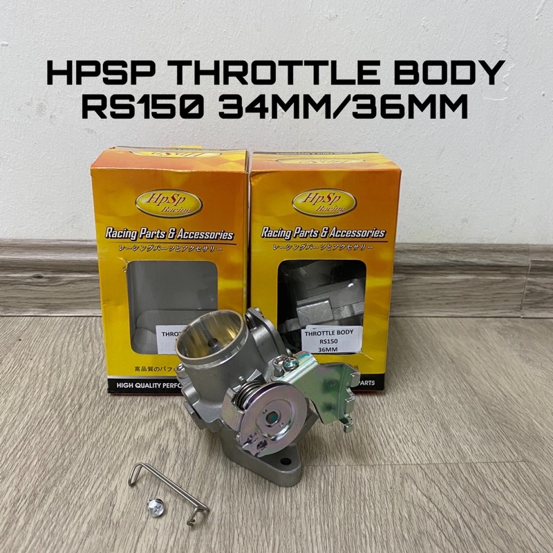 HPSP Throttle Body RS150 34MM/36MM Shopee Malaysia