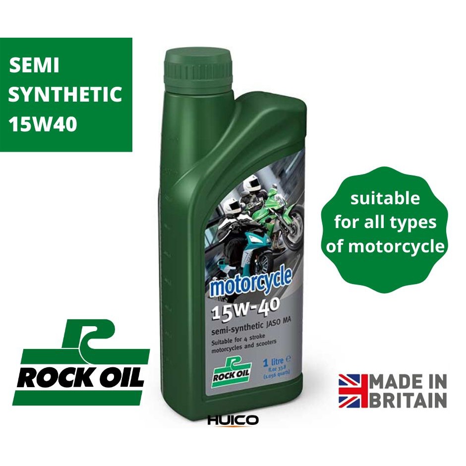 ROCK OIL Motorcycle Semi Synthetic 15W40 Engine Oil Shopee Malaysia