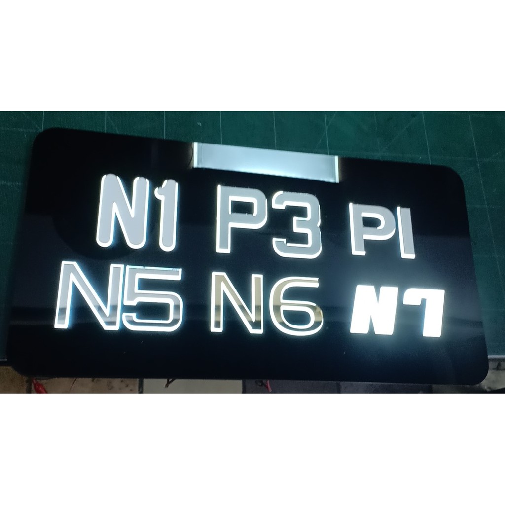 LED Number Plate For Car Motor Number Plate LED | Shopee Malaysia